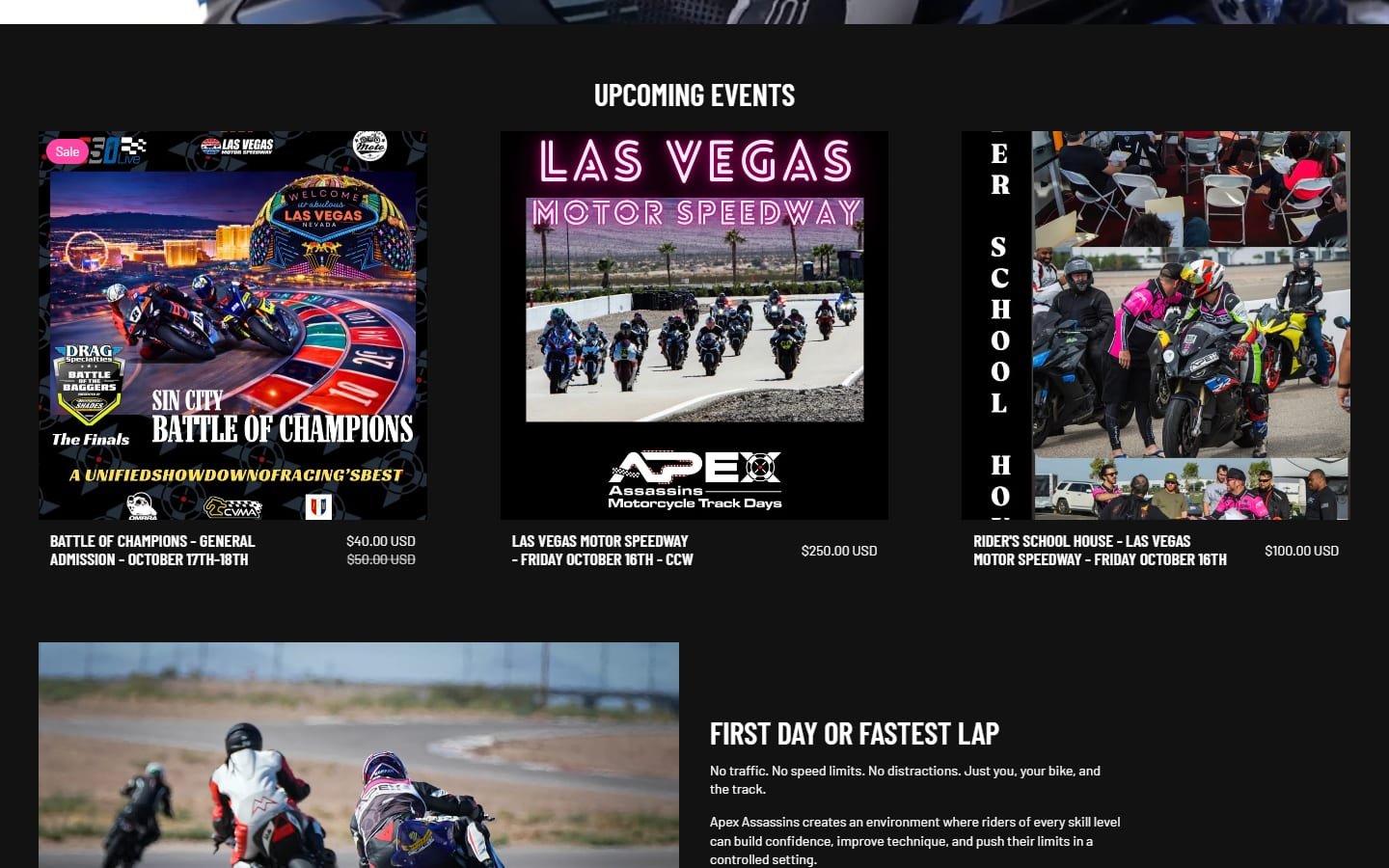 Apex Events