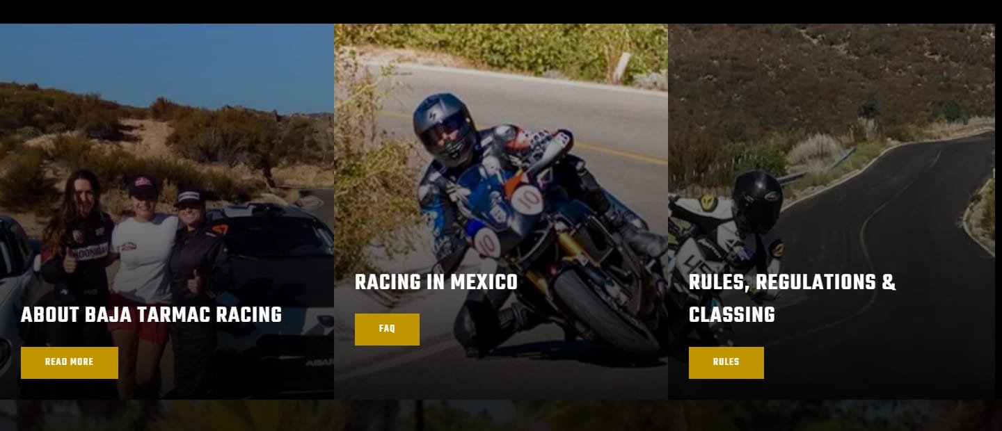 Baja Info Cards