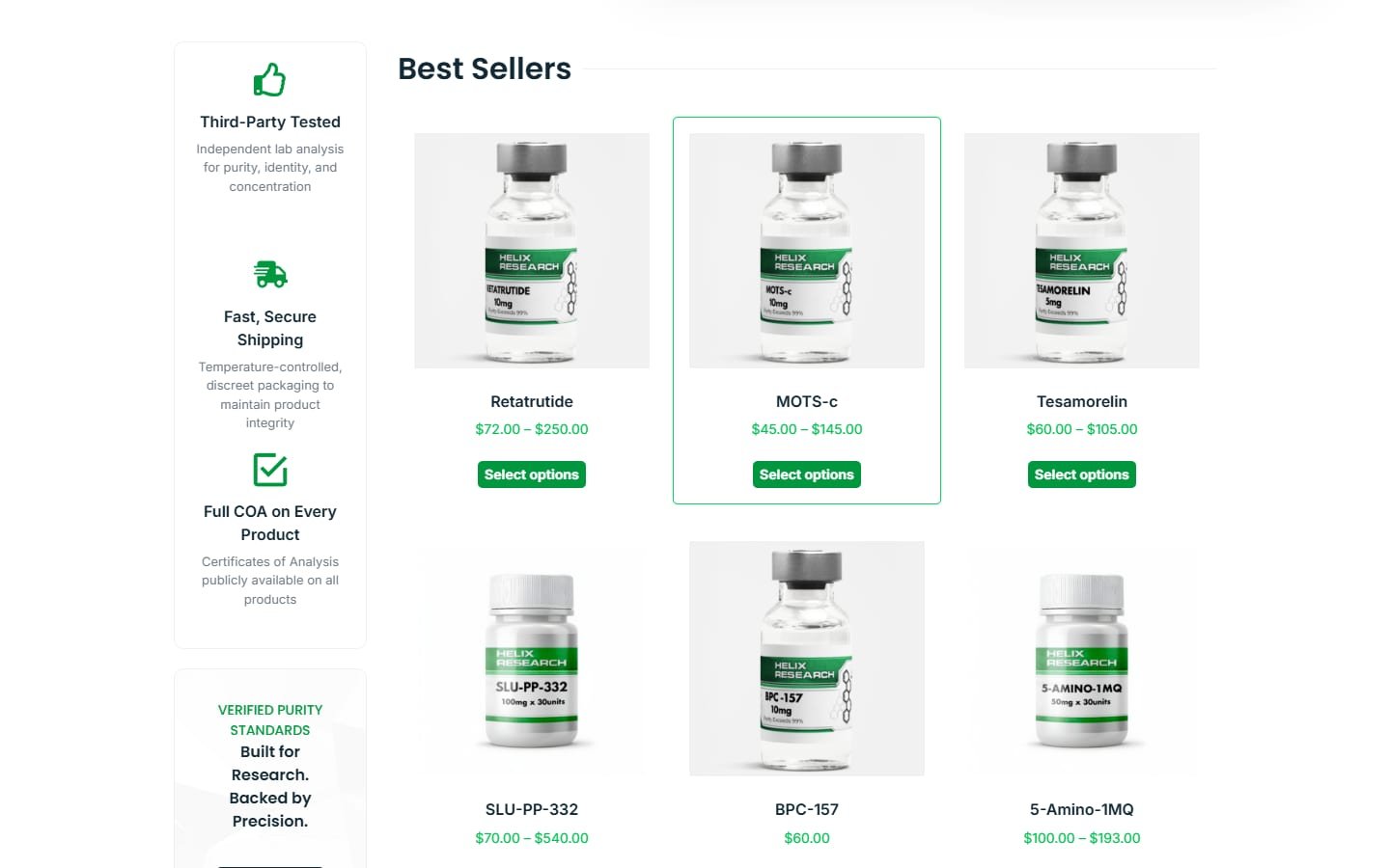 Helix Best Sellers